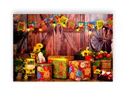 Fundo Fotográfico 2,20 x 1,50 - Festa Junina Floral 037