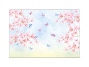 Fundo Fotográfico 2,20 x 1,50 - Flores Sakura Borboletas 012