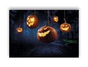 Fundo Fotográfico 2,20 x 1,50 - Halloween Abóboras Árvore 044