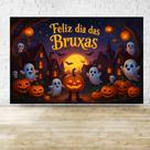 Fundo Fotográfico Dia das Bruxas Halloween Estampado 1,75x2,60 1