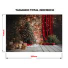 Fundo Fotográfico Tecido Natalino 2,2x1,5m Estúdio e Ensaio Infantil e Familiar Fundo Fotográfico Tecido Natalino 2,2x1,5m Estúdio e Ensaio Infantil e Familiar