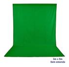 Fundo Infinito Tecido Algodão Muslim Cor Verde Chromakey Cor Verde Desenho impresso Liso
