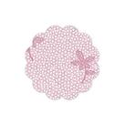 Fundo para Docinhos Rosa Rendado - 7cm