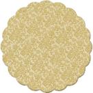 Fundo Rendado Redondo Ouro 9cm (761007) - 100 unidades - Cromus - Rizzo