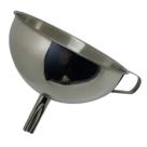 Funil Aço Inox Peneira Removível 15cm Filtro Suco Chá Óleo