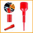 Funil Automotivo flexivel de plastico multiuso Grande sanfonado universal Oleo Combustivel para carro moto caminhao