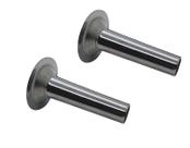 Funil boca Nº5 inox para moedor de carne embutidos linguiça - kit 2 unidades