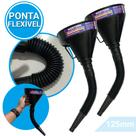 Funil Com Mangueira Flexível 125mm Uso Geral 2 Pçs Gasolina Funil Com Mangueira Flexível 125mm Uso Geral 2 Pçs Gasolina