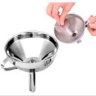 Funil Com Peneira Coador Aço Inox Profissional 11cm Coquetel