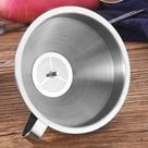 Funil de aço inox com filtro removível funil de cozinha inox para garrafa pote óleo vinho conservas