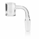 Funil de laboratório de quartzo fundido 14 mm, ângulo reto, resistente ao calor