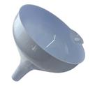 Funil de plástico branco 13cm médio funil multiuso