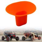 Funil de silicone laranja SAUTVS para UTVs e carros Can-Am