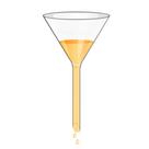 Funil de vidro ULAB Scientific UGF1002 100 mm com haste de 13 mm