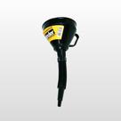 Funil Flexível Plástico Vonder Preto - VONDER