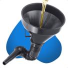 Funil Plastico Dosador Flex Grande Oleo Combustivel Mecanico Funil Plastico Dosador Flex Grande Oleo Combustivel Mecanico