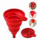 Funil Retrátil Silicone Dobrável Cozinha Multiuso Compacto