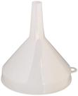 Funil Winco Plastic de 10,8 cm de diâmetro branco médio
