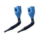 Funis Universais De Plástico Flexíveis De Boca Larga Azuis 1/2/4/6 Peças Para Drenagem De Óleo Funis Universais De Plástico Flexíveis De Boca Larga Azuis 1/2/4/6 Peças Para Drenagem De Óleo