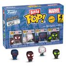 Funko Bitty Pop Marvel Spider-man Miles Morales 4PACK 85702 Funko Bitty Pop Marvel Spider-man Miles Morales 4PACK 85702