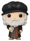 Funko Pop! Boneco de vinil do artista Leonardo Davinci