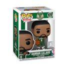 Funko Pop! Boneco de vinil NBA Bucks Damian Lillard de 10 cm