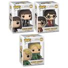 Funko Pop Coleção Harry Potter The Wizarding World Kit Com 3 Miniaturas