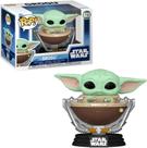 Funko Pop Grogu 823 no Carrinho Star Wars The Mandalorian and Grogu