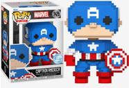 Funko Pop Marvel 1426 - Capitao America ( 8 Bits )