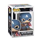 Funko POP Marvel Infinity Saga - Boneco de Vinil Capitão América