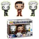 Funko pop saturday night live david s. pumpkins w/ skeletons glow exclusivo 3 pack