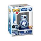 Funko Pop Star Wars Make Awish BB-8 metálico com 10,8 cm de altura