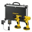 Furadeira 3/8 + Parafusadeira 1/4 Schi121s2fk-Br Stanley