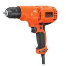 Furadeira com fio BLACK+DECKER DR260C 5,5A 10 mm com armazenamento de bits