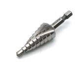 Furadeira de degrau TEMO M35 Cobalt Spiral Flute de 6,4 mm a 19 mm Hex