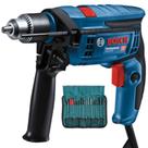 Furadeira de impacto 1/2" 750 watts com kit de 23 acessórios - GSB 13 RE (110V)