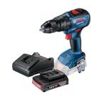 Furadeira De Impacto Bosch A Bateria Gsb 18v-50 + Carregador Bivolt