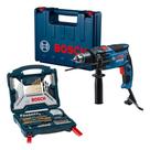 Furadeira De Impacto Bosch Gsb 16 Re Com Kit 70 Peças 220v