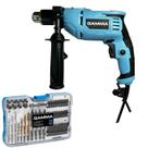Furadeira de Impacto Gamma 13mm 910W G1903 BR1 com Kit 75 Peças Completa Potente para Uso Profissional e Doméstico Furadeira de Impacto Gamma 13mm 910W G1903 BR1 com Kit 75 Peças Completa Potente para Uso Profissional e Doméstico