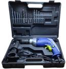Furadeira de Impacto Reversível de 810W + 15 brocas e Maleta