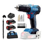 Furadeira de martelo DongCheng 20V MAX sem escova 50N.m de torque