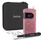 Furadeira de unhas Lavinda 35000RPM elétrica sem fio rosa