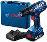 Furadeira E Parafusadeira De Impacto 1/2 Bosch Gsb 180 Li 18v Com Carregador Bivolt Bateria E Maleta