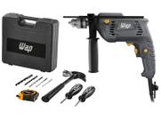 Furadeira e Parafusadeira de Impacto Wap 700W com Maleta 12 Peças WF 700K10