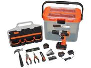 Furadeira e Parafusadeira Sem Fio Black Decker BCKSB29C04