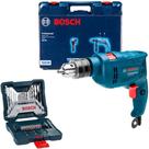 Furadeira Impacto Bosch 13mm Gsb 550 Re Kit 33 Peças 220v Furadeira Impacto Bosch 13mm Gsb 550 Re Kit 33 Peças 220v