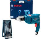 Furadeira Impacto Bosch Maleta Gsb 550 Re Kit 15 Peças 110v