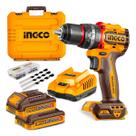 Furadeira Parafus Impacto Brushless 2 Baterias 2Ah 1/2 Ingco