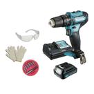 Furadeira parafusadeira 12V HP333DWYX3 impact Makita + Acess