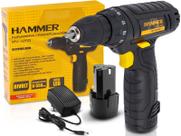 Furadeira Parafusadeira 12v Lítio Bivolt Pli-10 Hammer